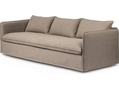 Four Hands Outdoor Westgate Andre Polypropylene Cushion Sofa in Alessi Fawn FHO236445007