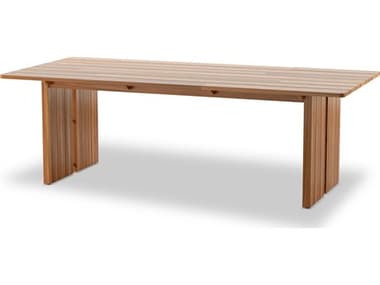 Four Hands Outdoor Duvall Natural Teak 92'' Rectangular Dining Table FHO236808002