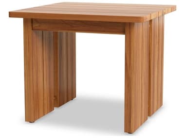 Four Hands Outdoor Duvall Natural Teak 24'' Square End Table FHO236812002