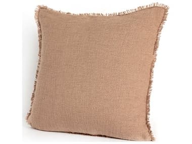 Four Hands Outdoor Willow Textured Taupe Pillow FHO237875002