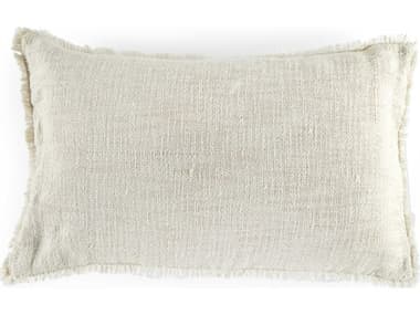 Four Hands Outdoor Willow Natural Cream Pillow FHO237875006
