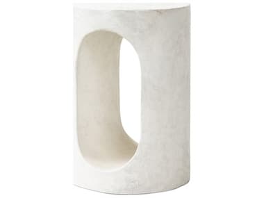 Four Hands Outdoor Chandler Textured Lunar  Concrete Round End Table FHO240102001
