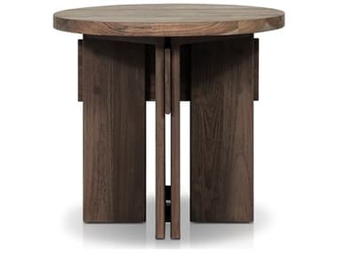 Four Hands Outdoor Duvall Railay Teak 22" Round End Table FHO241078001