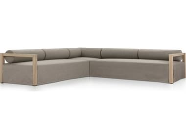 Four Hands Outdoor Solano Laskin 3 - Piece Sectional Sofa FHO242078001