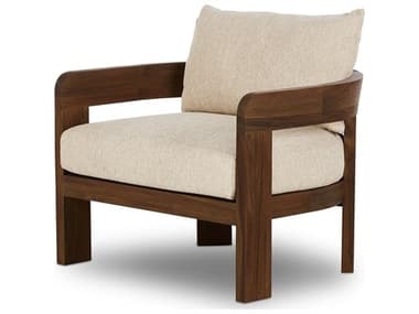 Four Hands Outdoor Pembrook Teak Cushion Lounge Chair FHO242844005