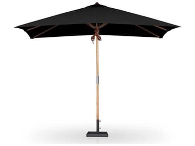 Four Hands Outdoor Garwood Baska Arashi Black Fine Sanded Teak Umbrella FHO242880003