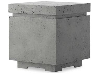 Four Hands Outdoor Falco Posen Pewter Concrete Square End Table FHO243844002