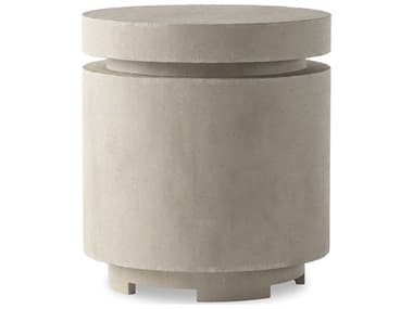 Four Hands Outdoor Falco Higgins Natural Concrete Round End Table FHO243850001