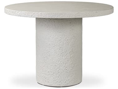 Four Hands Outdoor Constantine Otero Matte Stone Concrete 42" Round Dining Table FHO247555001