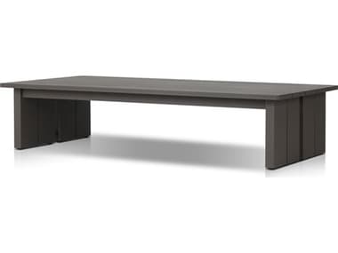 Four Hands Outdoor Solano Chapman Bronze Aluminum 70" x 34.25" Rectangular Coffee Table FHO247578001