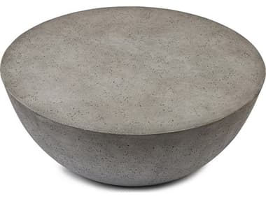 Four Hands Outdoor Chandler Boula Aged Smoke Concrete 36" Round Coffee Table FHO248065004