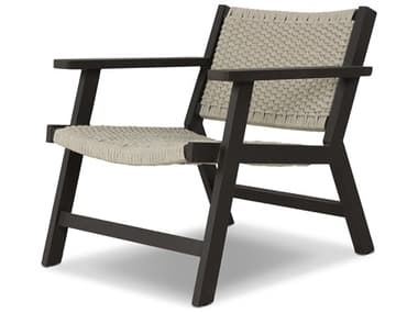 Four Hands Outdoor Solano Delano Bronze Aluminum Lounge Chair in Ivory Rope FHO248230002