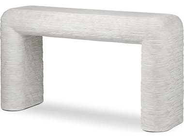 Four Hands Outdoor Thayer Concrete Smooth Lunar Rectangular Console Table FHO248577001