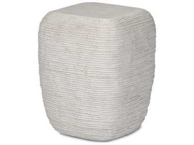 Four Hands Outdoor Thayer Smooth Lunar Concrete Square End Table FHO248578001