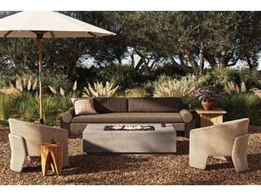 Four Hands Outdoor Falco Fire Pit Lounge Set FHOFALCOLOUNGESET3