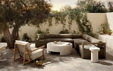 Four Hands Outdoor Solano Lounge Set FHOSOLANOSECLNGSET57