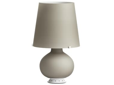 Fontana Arte 1853 12'' Light Grey Glass Table Lamp FONF185305125GCN1