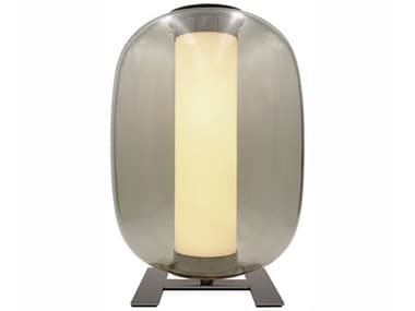 Fontana Arte Meridiano Black Gray Fume Glass LED Table Lamp FONF441705550NFWL