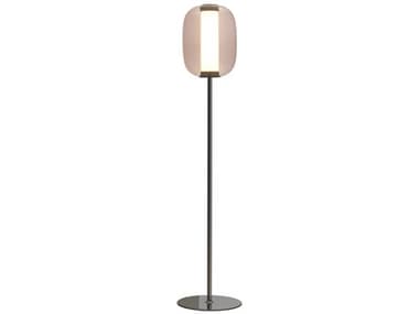 Fontana Arte Meridiano 66" Tall Black Copper Glass LED Floor Lamp FONF441725550NRWL