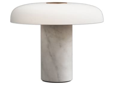 Fontana Arte Tropico 14'' White Glass LED Table Lamp FONF442105585BIWL