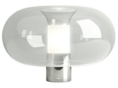 Fontana Arte Fontanella 16'' Chrome Glass Table Lamp FONF442310550CRNU