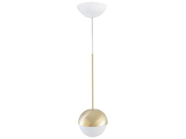 Fontana Arte Pallina 4" 1-Light Brass Glass LED Globe Mini Pendant FONF443080150OTNU