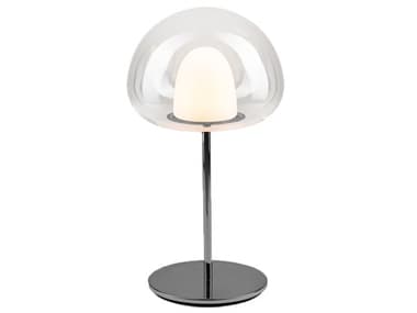 Fontana Arte Thea Glossy Black Grey Fume Table Lamp FONF444905550NFWL