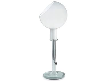 Fontana Arte Parola White Opaline with Transparent Glass With Table Lamp FONUM2658V2689BI