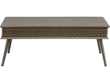 Drew and Jonathan Home Skyline 24''W x 48''D Rectangular Alumimum Coffee Table FORFGEVNCTS0012