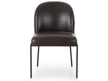 Four Hands Grayson Astrud Sonoma Black Leather Dining Chair FS100229008