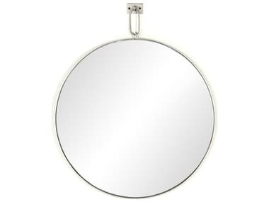 Four Hands Hutton Vina Antique Silver Round Mirror FS101580005