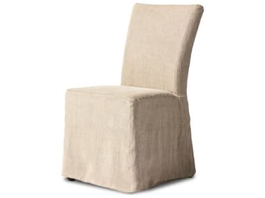 Luxecor Globetrotter Vista Slipcovered Broadway Canvas Upholstered Birch Wood Dining Chair LXCGLB30921