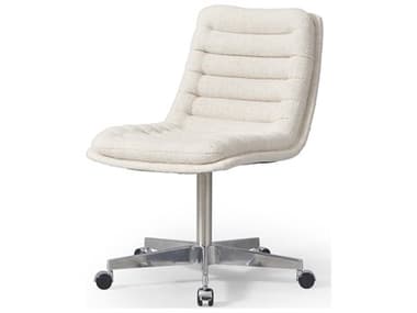 Four Hands Carnegie Malibu Palma Cream Upholstered Desk Chair FS105699014