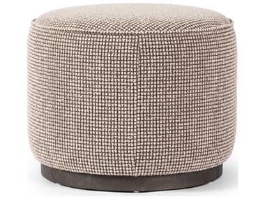 Four Hands Westgate Sinclair Barrow Taupe Upholstered Round Ottoman FS106074017