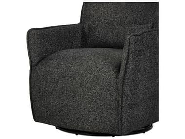 Four Hands Atelier Swivel Gray Fabric Accent Chair FS106086033