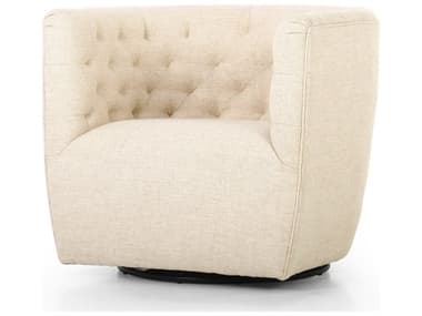 Four Hands Kensington Hanover Swivel White Accent Chair FS106090012