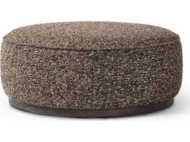 Four Hands Westgate Sinclair Ivan Granite Upholstered Large Round Ottoman FS106119018