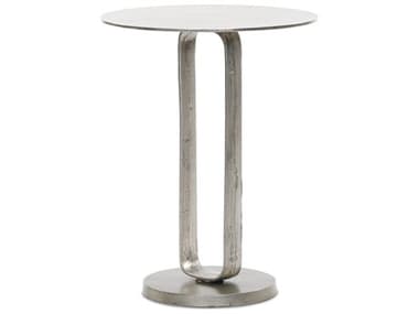 Four Hands Marlow Douglas Raw Antique Nickel Round End Table FS106551010