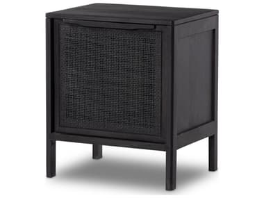 Four Hands Prescott Sydney Black Wash Mango Wood Nightstand FS106689004