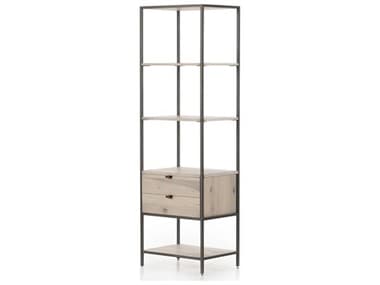 Four Hands Fulton Trey Natural Iron  Bookshelf FS107316006