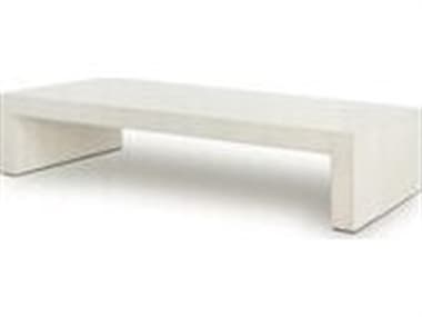 Four Hands Bina Parish White Concrete Coffee Table FS107703003