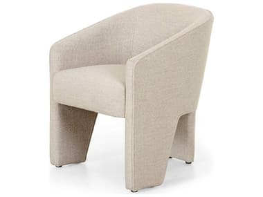 Four Hands Grayson Fae Beige Fabric Upholstered Arm Dining Chair FS108434011