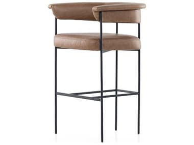 Four Hands Grayson Carrie Chaps Saddle Leather Bar Stool FS108498004