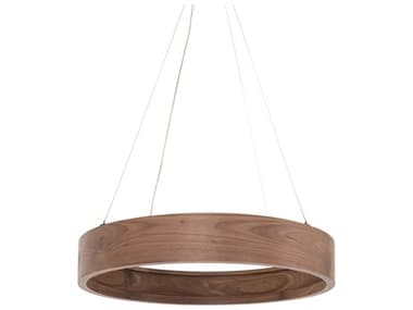 Four Hands Stockton Baum Dark Walnut Rubbed Down Bronze Round Pendant FS108771006