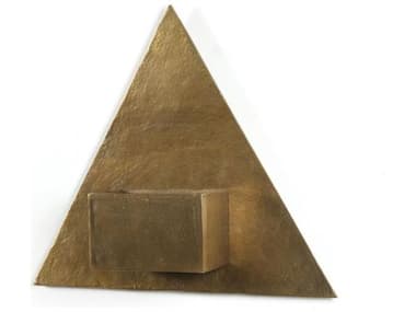 Four Hands Marlow Ozur Brass Triangle Wall Planter FS108978001