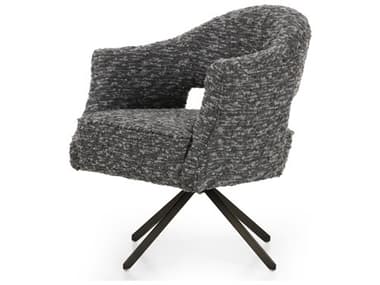 Four Hands Grayson Adara Solema Charcoal Upholstered Desk Chair FS109252013