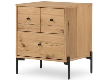 Four Hands Haiden Eaton Light Oak Resin Oak Wood Nightstand FS109286003