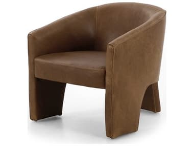 Four Hands Grayson Fae 30" Brown Leather Accent Chair FS109385009