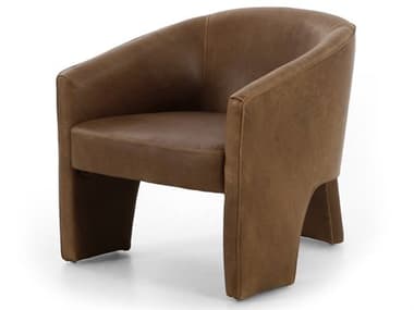 Four Hands Grayson Fae Brown Leather Accent Chair FS109385009