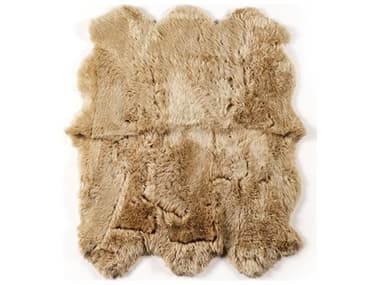 Four Hands Mateo Lalo 8 x 10 Beige Lambskin Rug FS223281005